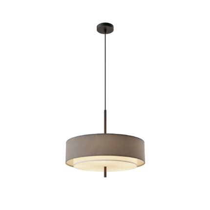 Bergamo Black Pendant luminaire , Metal