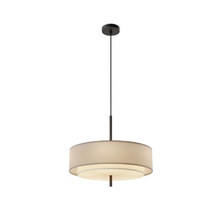 Bergamo Black Pendant luminaire , Metal