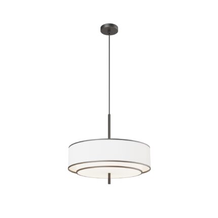 Bergamo Black Pendant luminaire , Metal