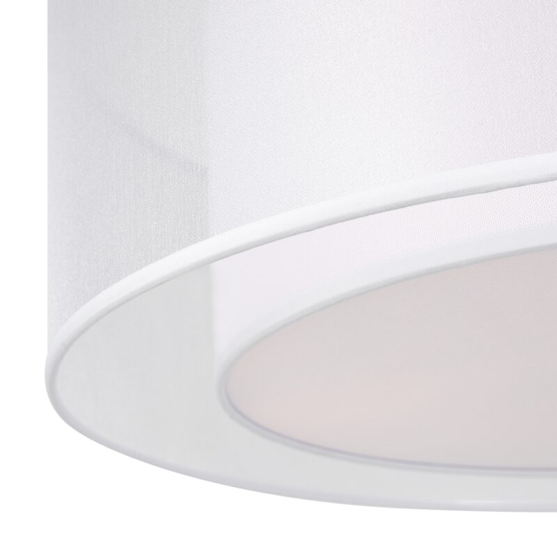 Bergamo White Ceiling luminaire, Metal Image 2