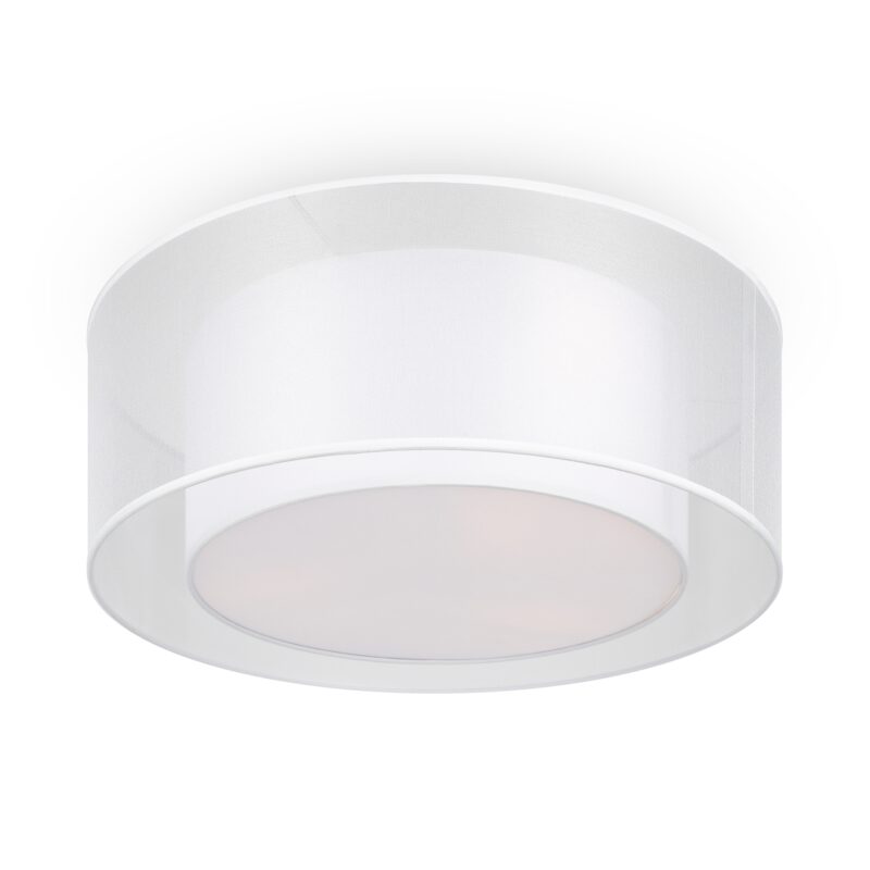 Bergamo White Ceiling luminaire, Metal