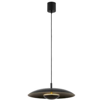 Bolan 1-Light Pendant Lamp, Lacquered Steel