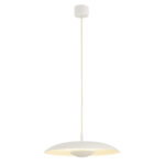 Bolan Cream White LED Pendant Light, 12.5W, 3000K, Steel, 42cm Diameter