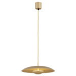 Bolan Gold LED Pendant Light, 12.5W, 3000K, Steel, 42cm Diameter