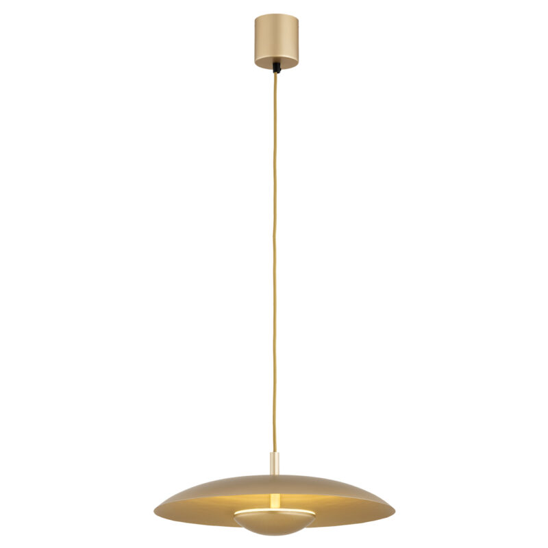 Bolan 1-Light Pendant Lamp, Lacquered Steel
