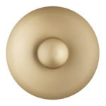Bolan Circular LED Wall Lamp, Gold Steel, 3000k, 12.5W, 42cm Diameter