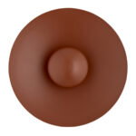 Bolan Circular LED Wall Light, Terracotta Steel, 3000k, 12.5W, 42cm Diameter