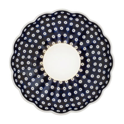 Bolu 1-Light Wall Lamp Made Of Bolesławiec Ceramics In The Shape Of A Shell, Glass, Ceramic Image 3