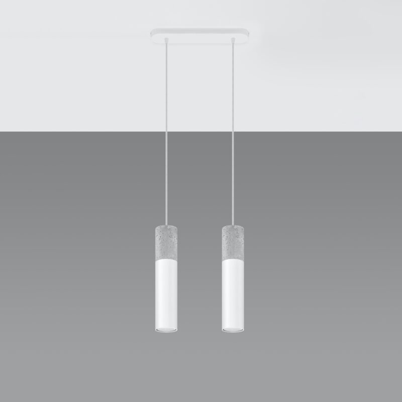 Borgio Pendant lamp 2 white Image 2