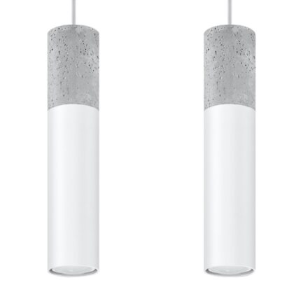 Borgio Pendant lamp 2 white