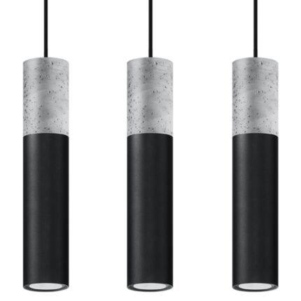 Borgio Pendant lamp 3L black