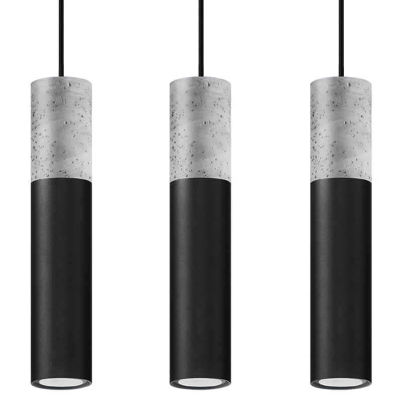 Borgio Pendant lamp 3L black