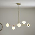 Brass pendant lights