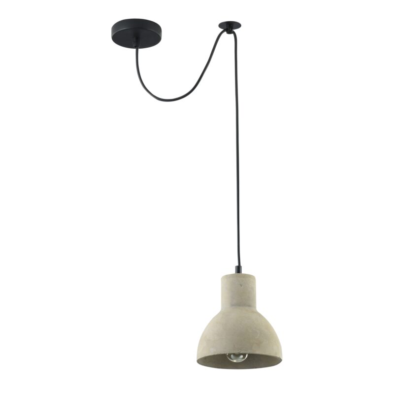 Broni Black Pendant luminaire , Metal Image 3