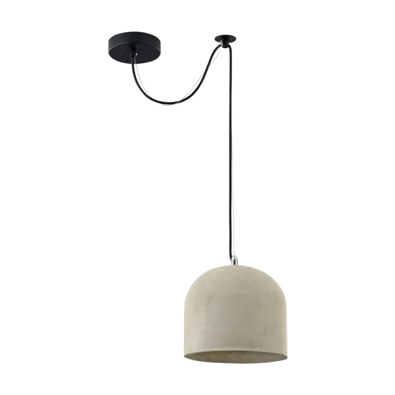 Broni Black Pendant luminaire , Metal Image 4