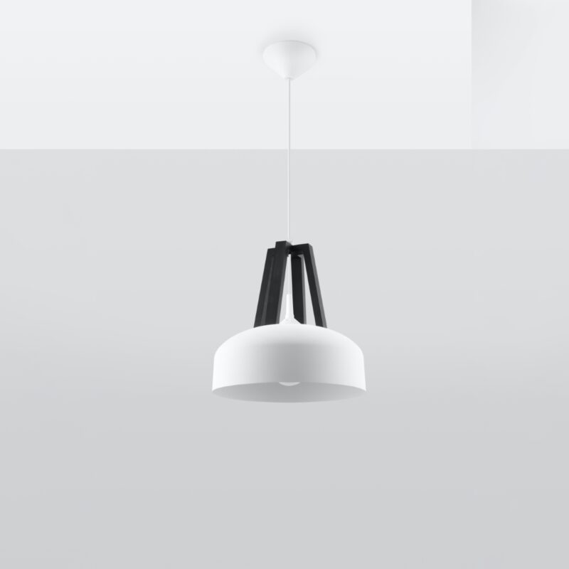 Casco Pendant lamp white/black Image 2