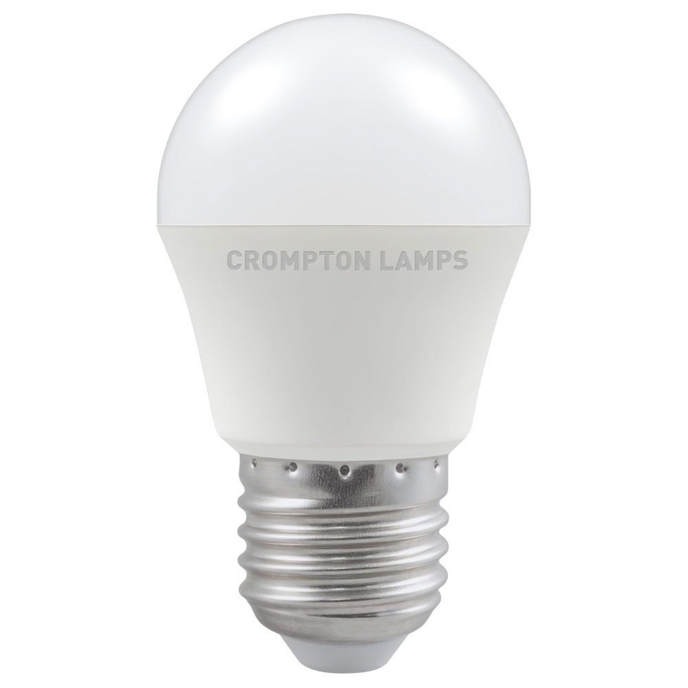 crompton es led golf ball, frosted, warm white 2700k, 5.5w, non dimmable (copy)