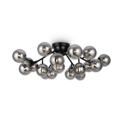 Dallas Black Ceiling luminaire, Metal