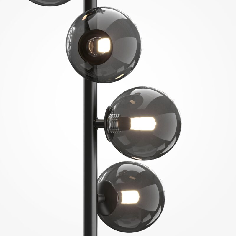 Dallas, Black, Metal, Floor lamp Image 3