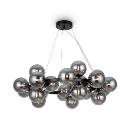 Dallas Black Pendant luminaire , Metal