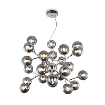 Dallas Chrome Pendant luminaire , Metal