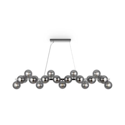 Dallas Chrome Pendant luminaire , Metal