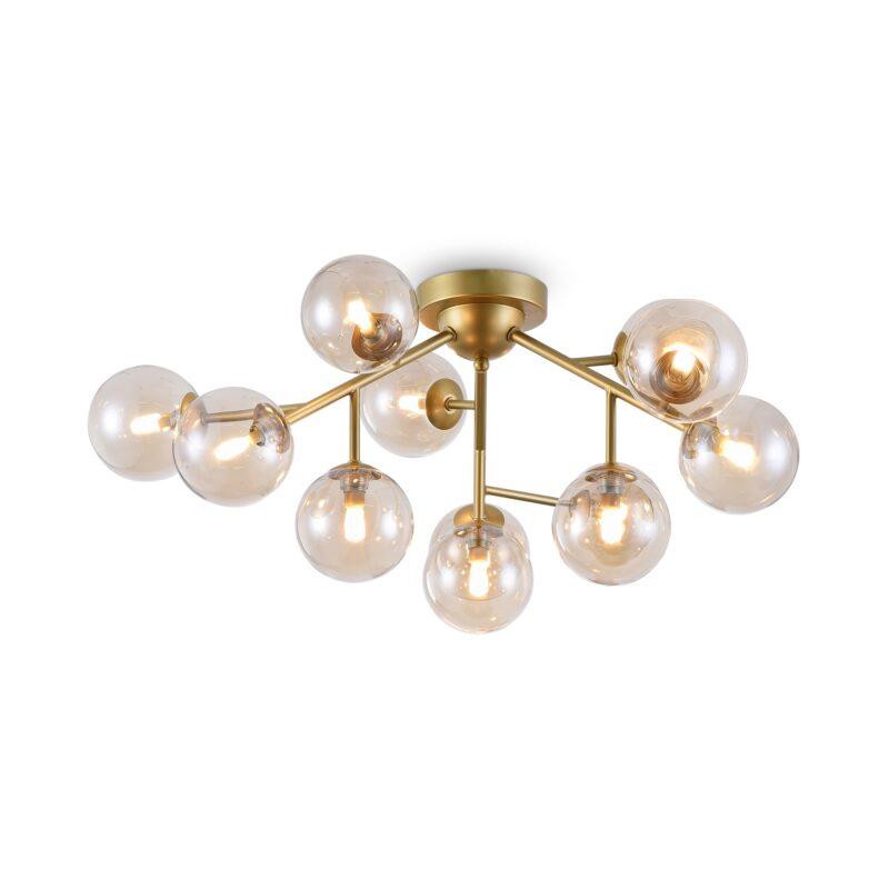 Dallas Gold Ceiling luminaire, Metal