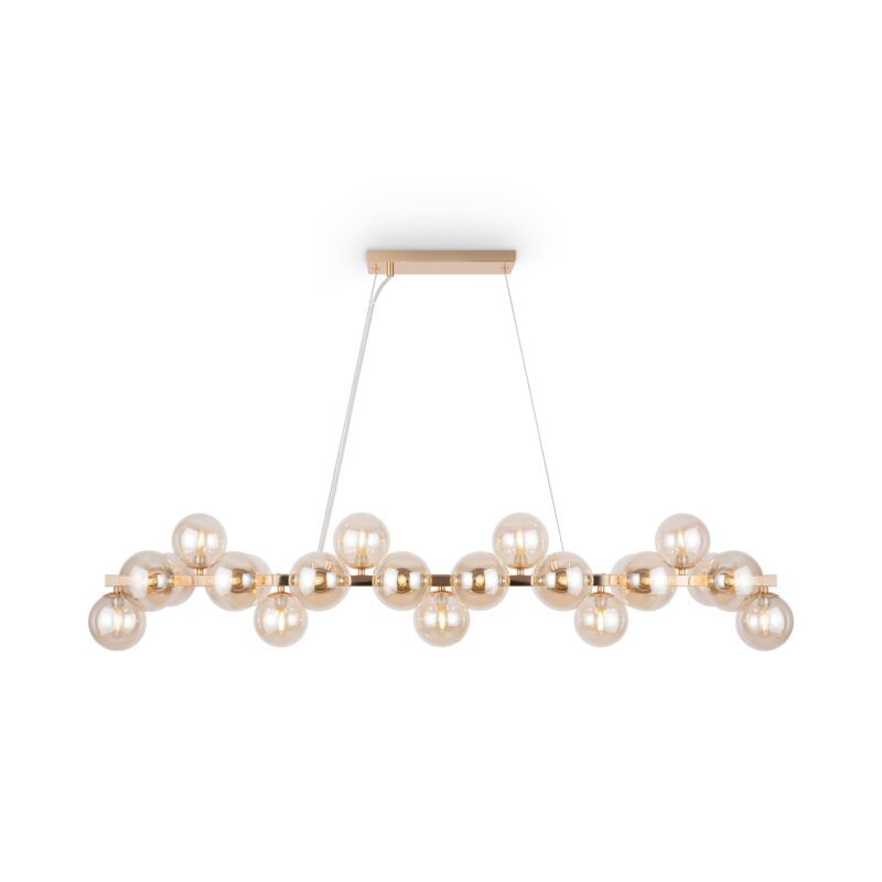 Dallas Gold Pendant luminaire , Metal