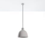 Tamaro Dome Concrete Pendant Lamp, 1 Light, 28cm Diameter