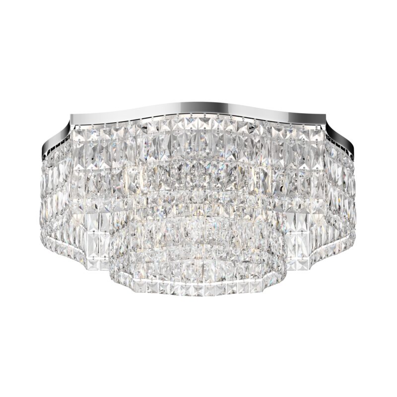 Dune Chrome Ceiling luminaire, Metal Image 2