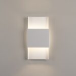 Derlinn Up & Down Wall Light, White, 2 Light, 20cm Width