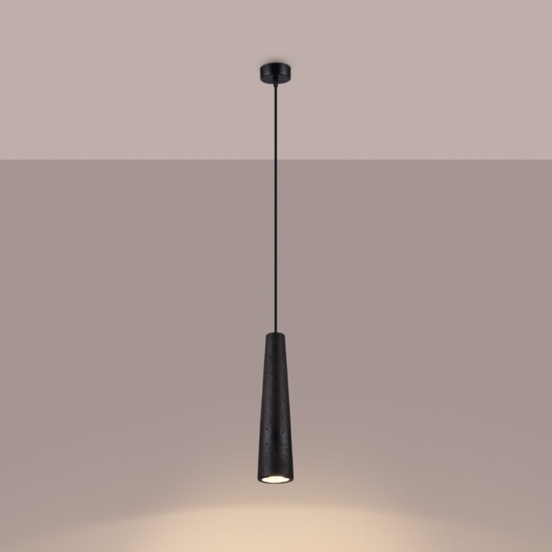Electra Pendant lamp black concrete Image 3