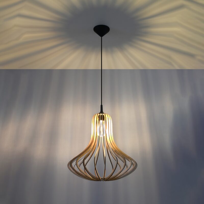 Elza Pendant lamp wood Image 3
