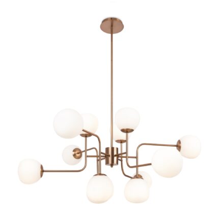 Erich Gold Chandelier, Metal
