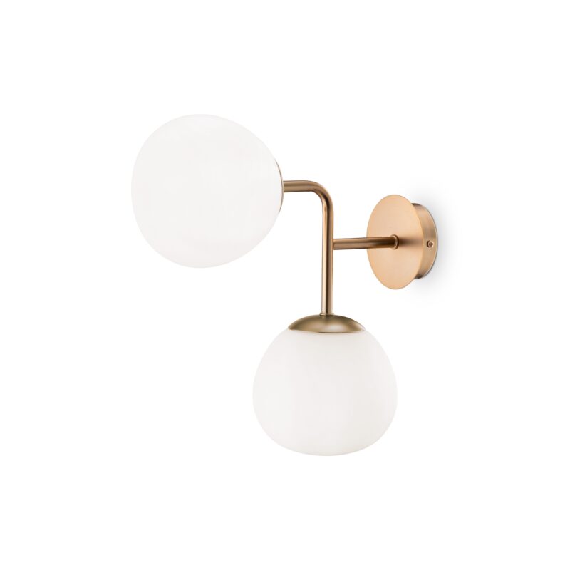 Erich Gold Wall luminaire (Sconce), Metal