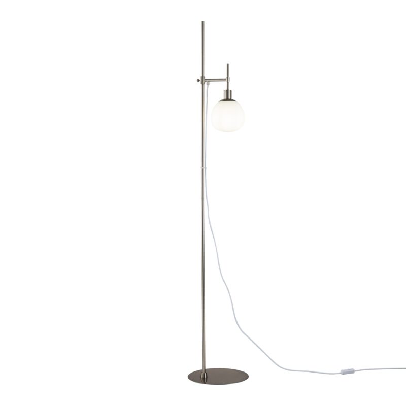 Erich Nickel Floor lamp, Metal