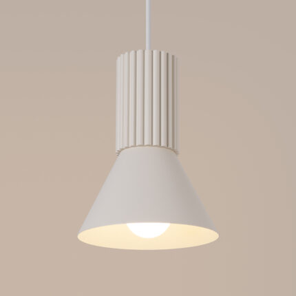 Estria Pendant lamp 1 beige Image 5