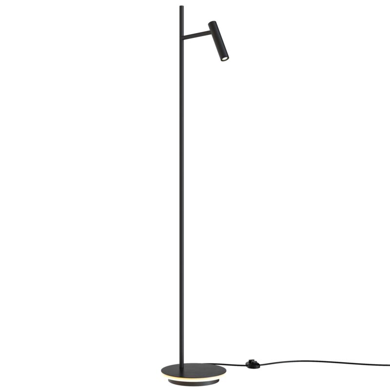 Estudo Black Floor lamp, Metal Image 3