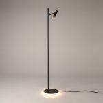 Estudo Black LED Floor lamp, Warm White 3000k, 2 Light, 138.70 Height