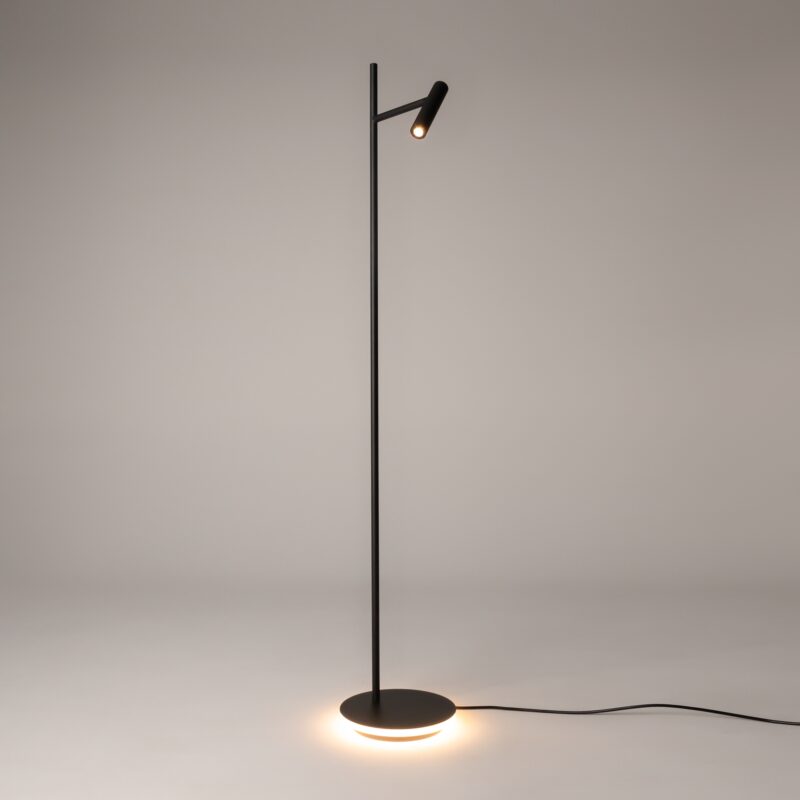 Estudo Black Floor lamp, Metal Image 9