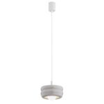 Evo Pendant Lamp Fixture, Sand & Opal Glass, 19cm Width, 1 Light