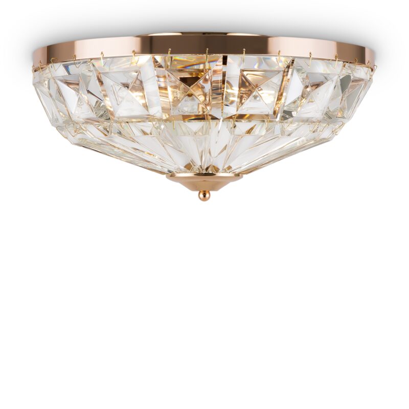 Facet Gold Ceiling luminaire, Metal Image 2