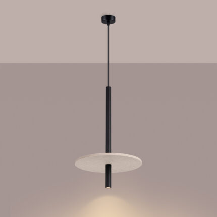 Feltro Pendant lamp 1 black/beige Image 4