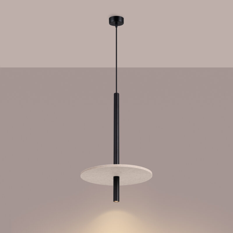 Feltro Pendant lamp 1 black/beige Image 4