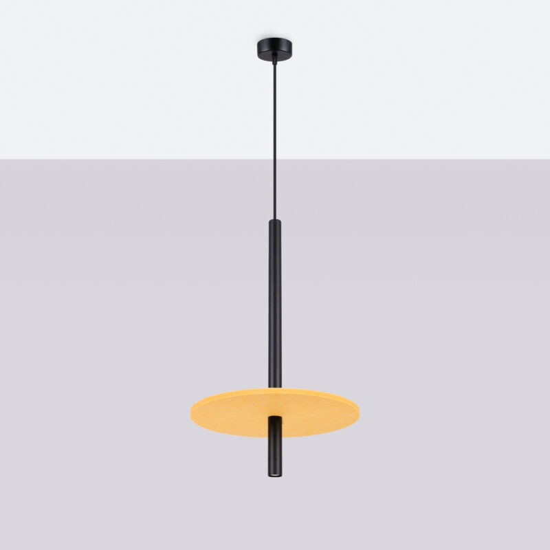 Feltro Pendant lamp 1 black/yellow Image 3