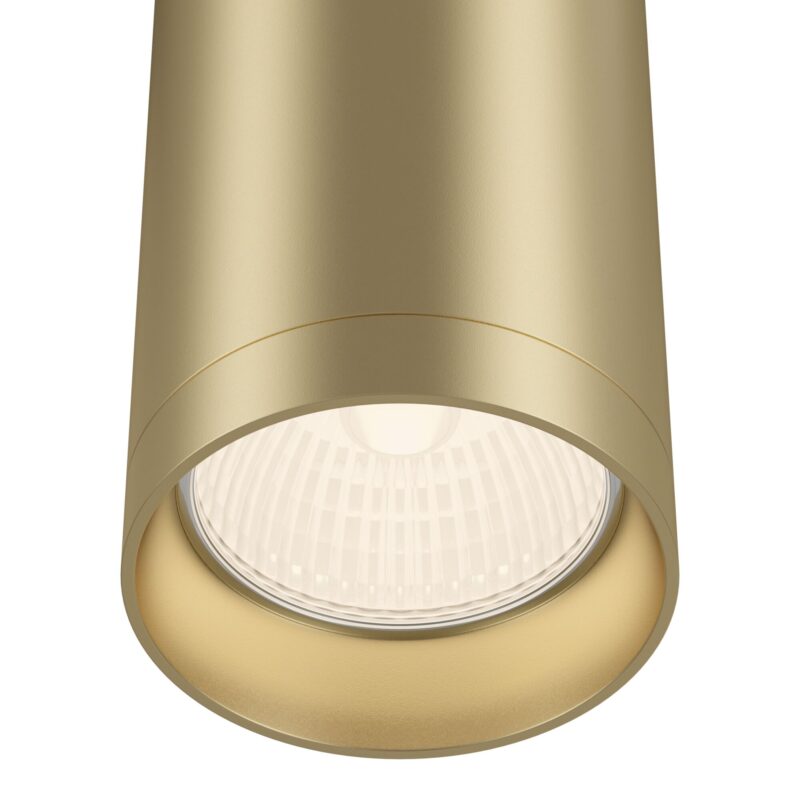 Focus, Matte gold, Aluminum, Ceiling luminaire Image 5