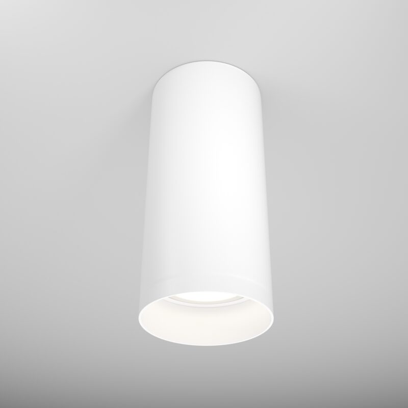 Focus, White, Aluminum, Ceiling luminaire