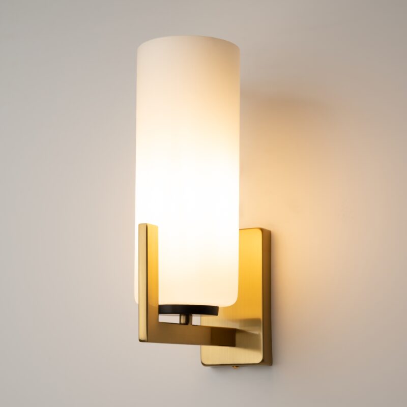 Fortano Black and brass Wall luminaire (Sconce), Metal Image 6