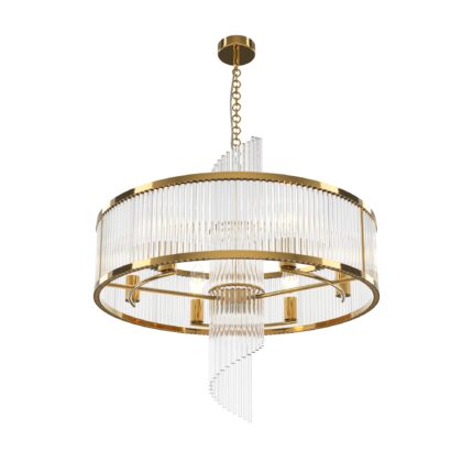 Frame Gold Pendant luminaire , Metal