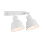 Fratu 2 Lamp Wall Light, Adjustable Shades, White